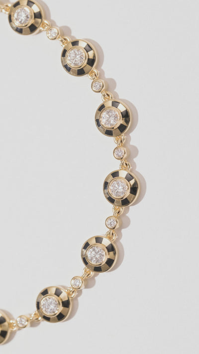 Lorenz Jet Black Bracelet