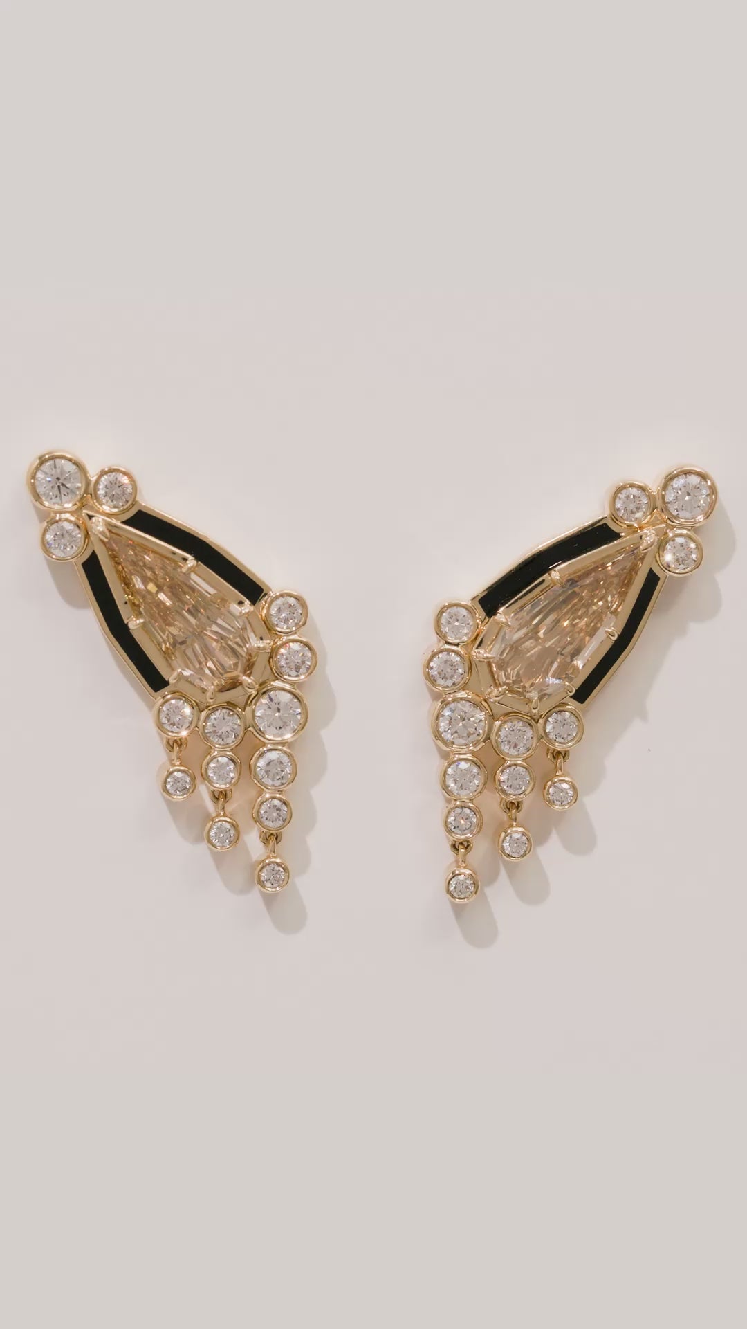 Sanssouci Bloom Honey Diamond Earrings
