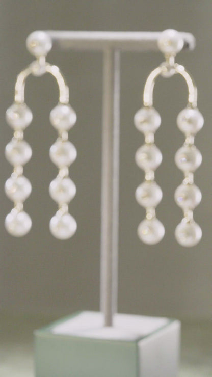 Nemara Grand Pearl Drop Earrings