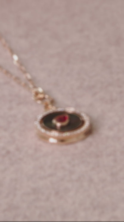 Aebi Blood Moon Necklace