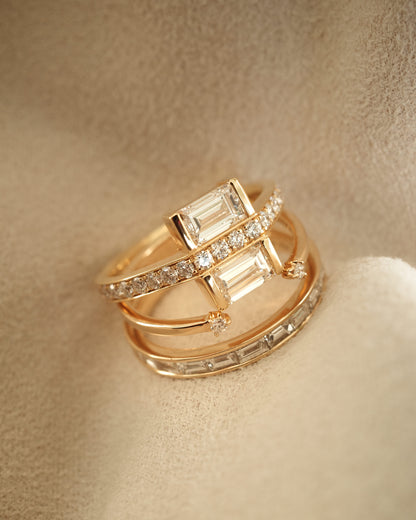 Equinox Baguette Diamond Ring