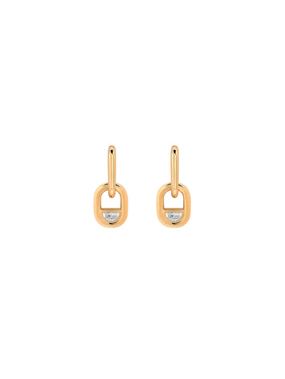 Edessa Diamond Pendant Drop Earrings