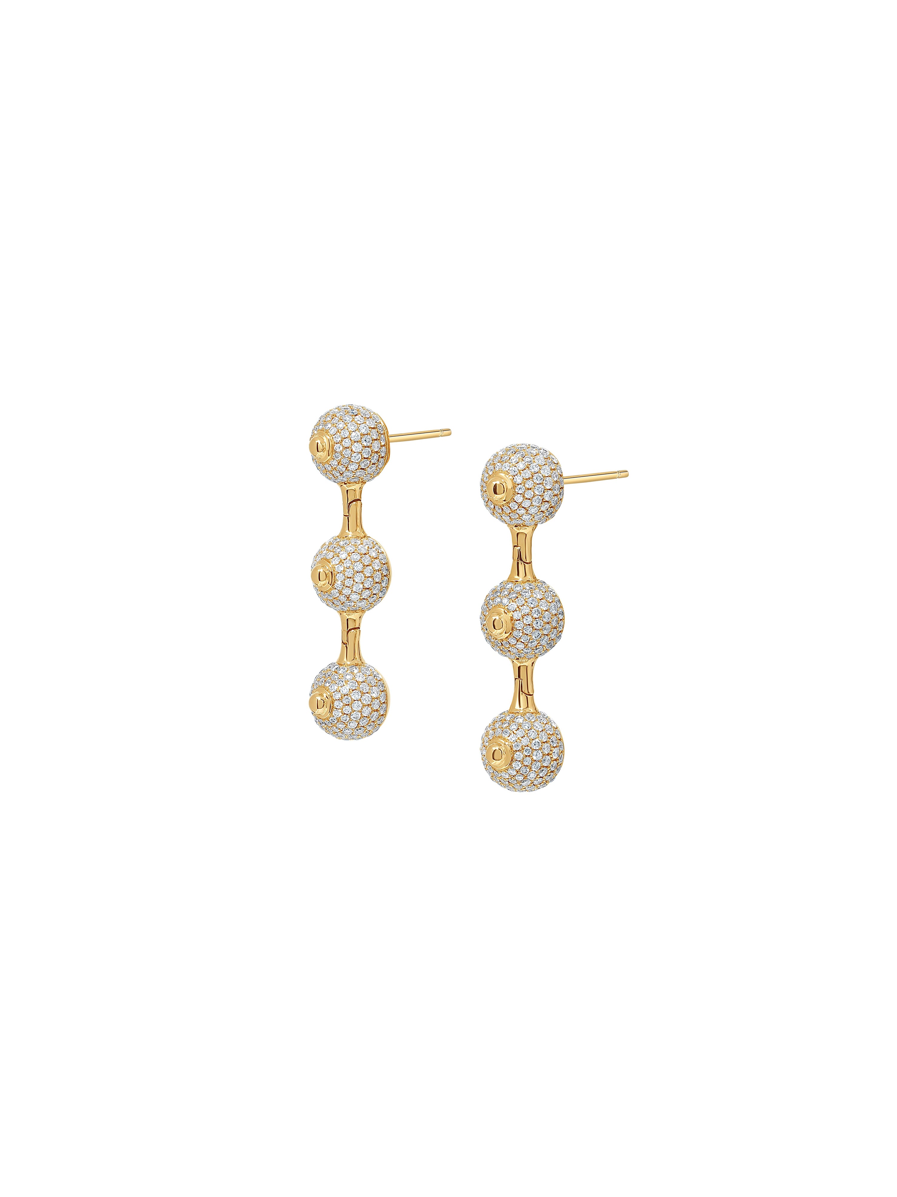 Nemara Pavé Drop Earrings