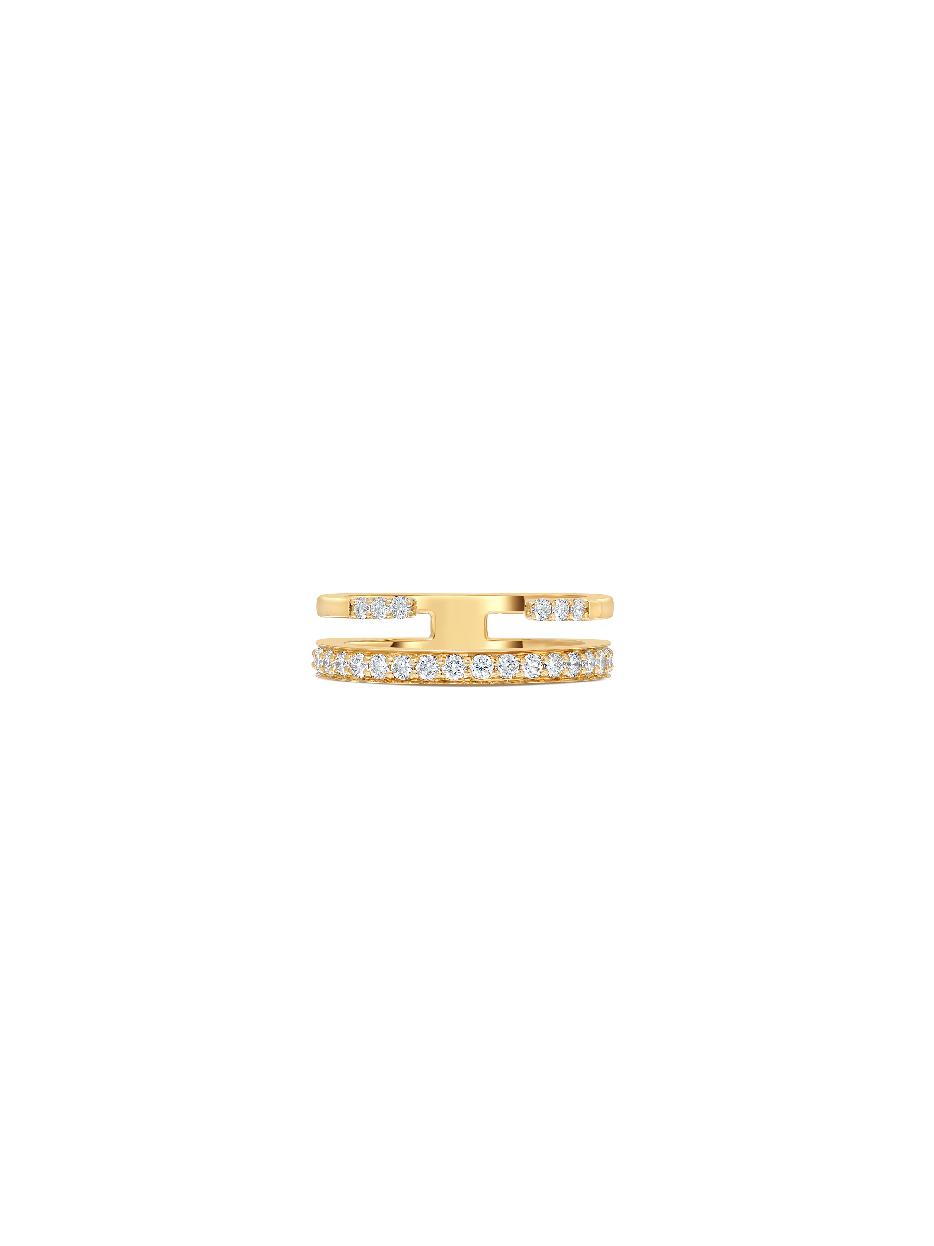 Chelsea Diamond Tip Stacked Ring