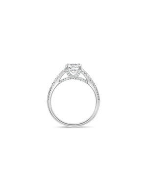 Esquire Pavé Round Diamond Ring