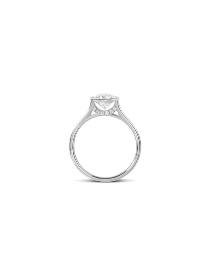 Picot Diamond Ring