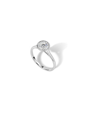 Picot Diamond Ring