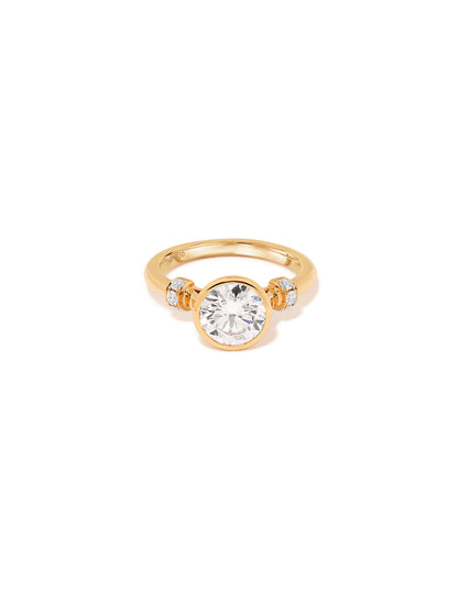 Picot Epaulette Diamond Ring