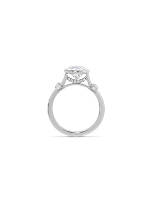 Picot Epaulette Diamond Ring