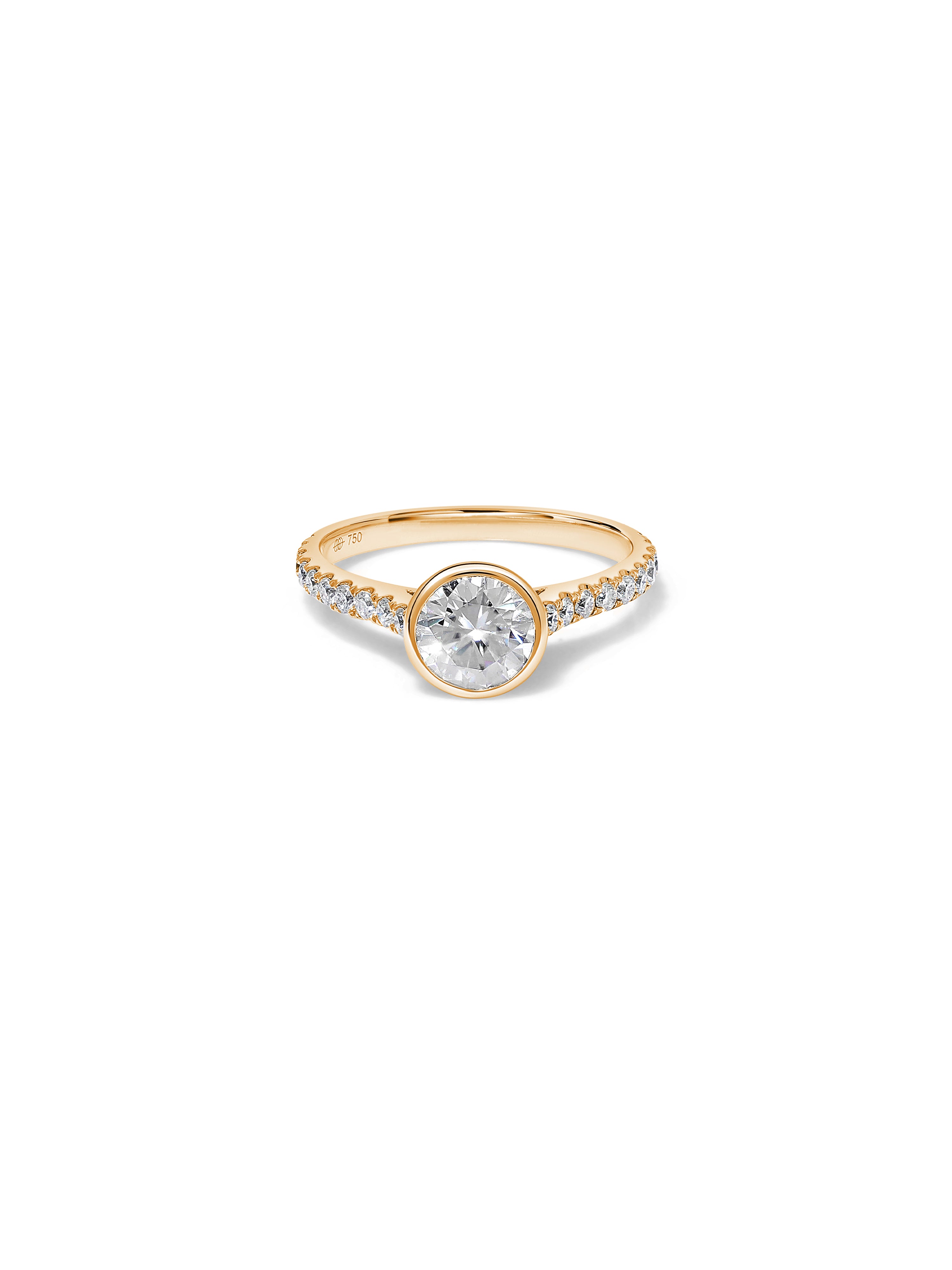 Picot Pavé Diamond Ring