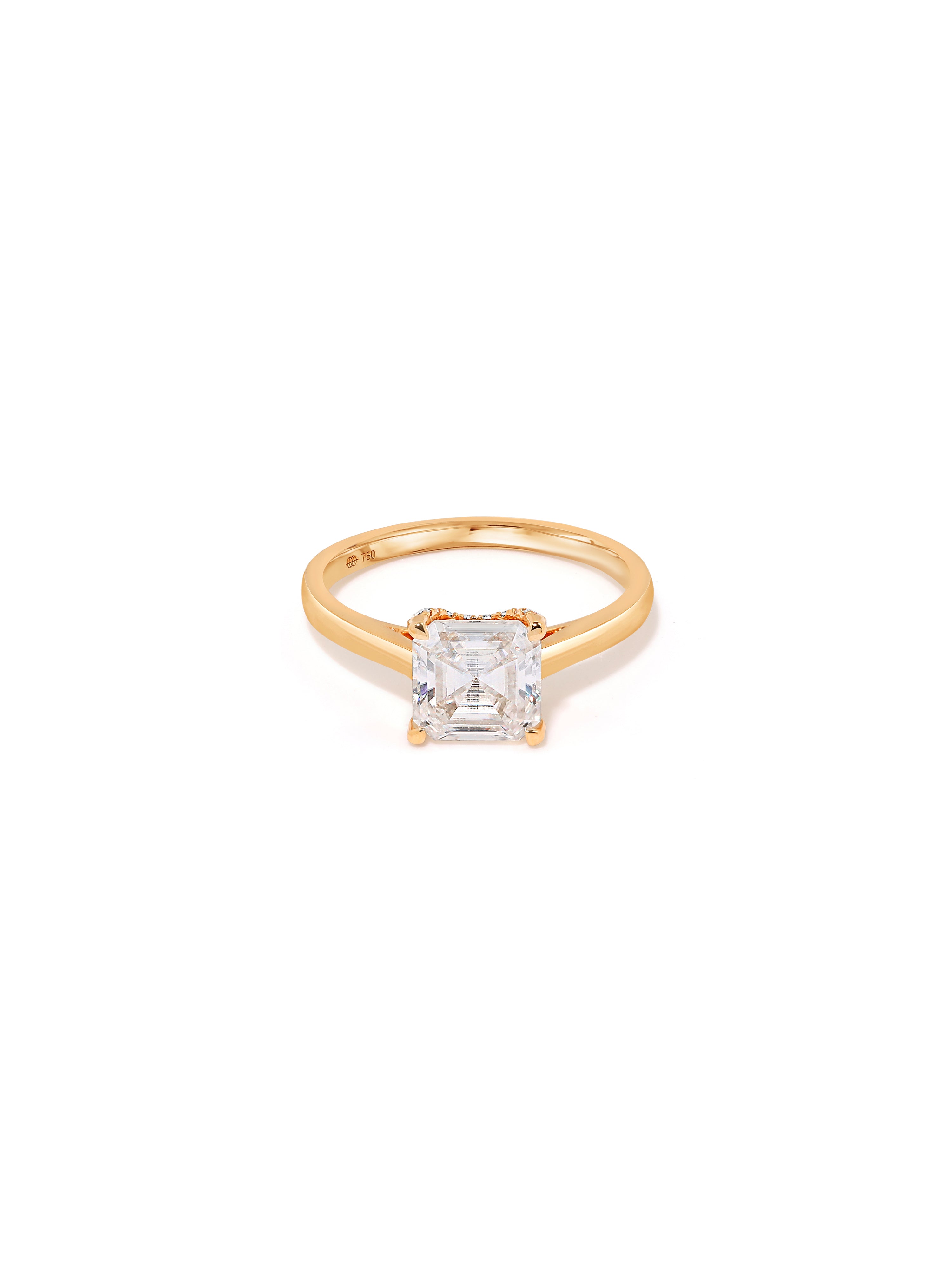 Spectre Asscher Diamond Ring