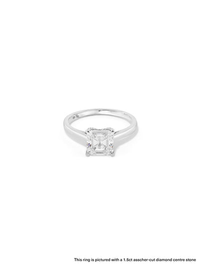 Spectre Asscher Diamond Ring