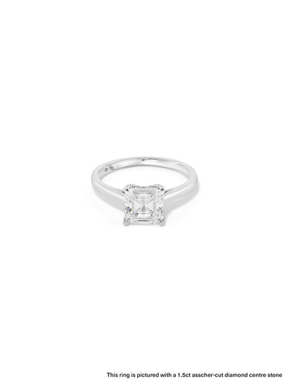 Spectre Asscher Diamond Ring