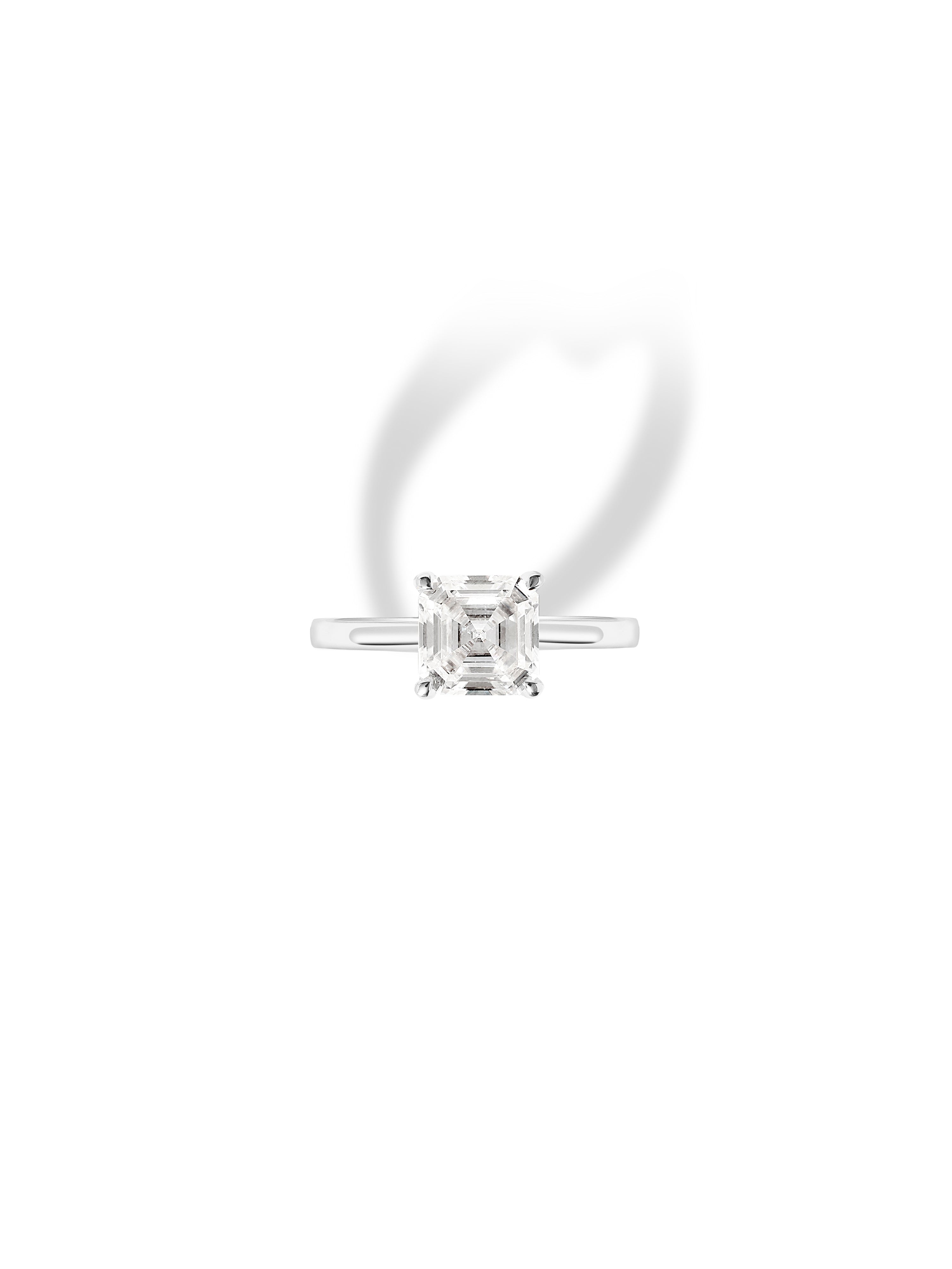 Spectre Asscher Diamond Ring