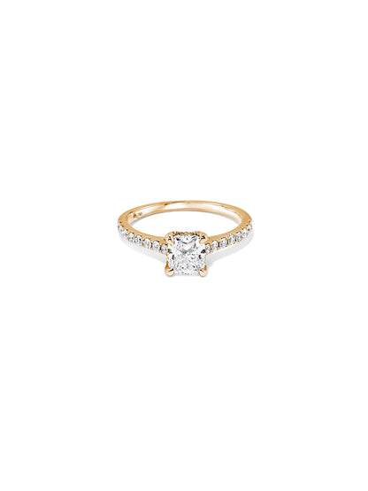 Spectre Pavé Cushion Diamond Ring