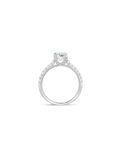 Spectre Pavé Cushion Diamond Ring