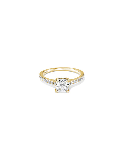 Spectre Pavé Cushion Diamond Ring