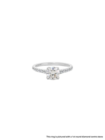 Spectre Pavé Round Diamond Ring