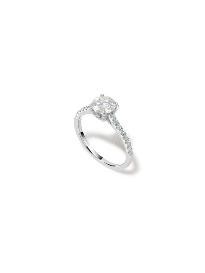 Spectre Pavé Round Diamond Ring