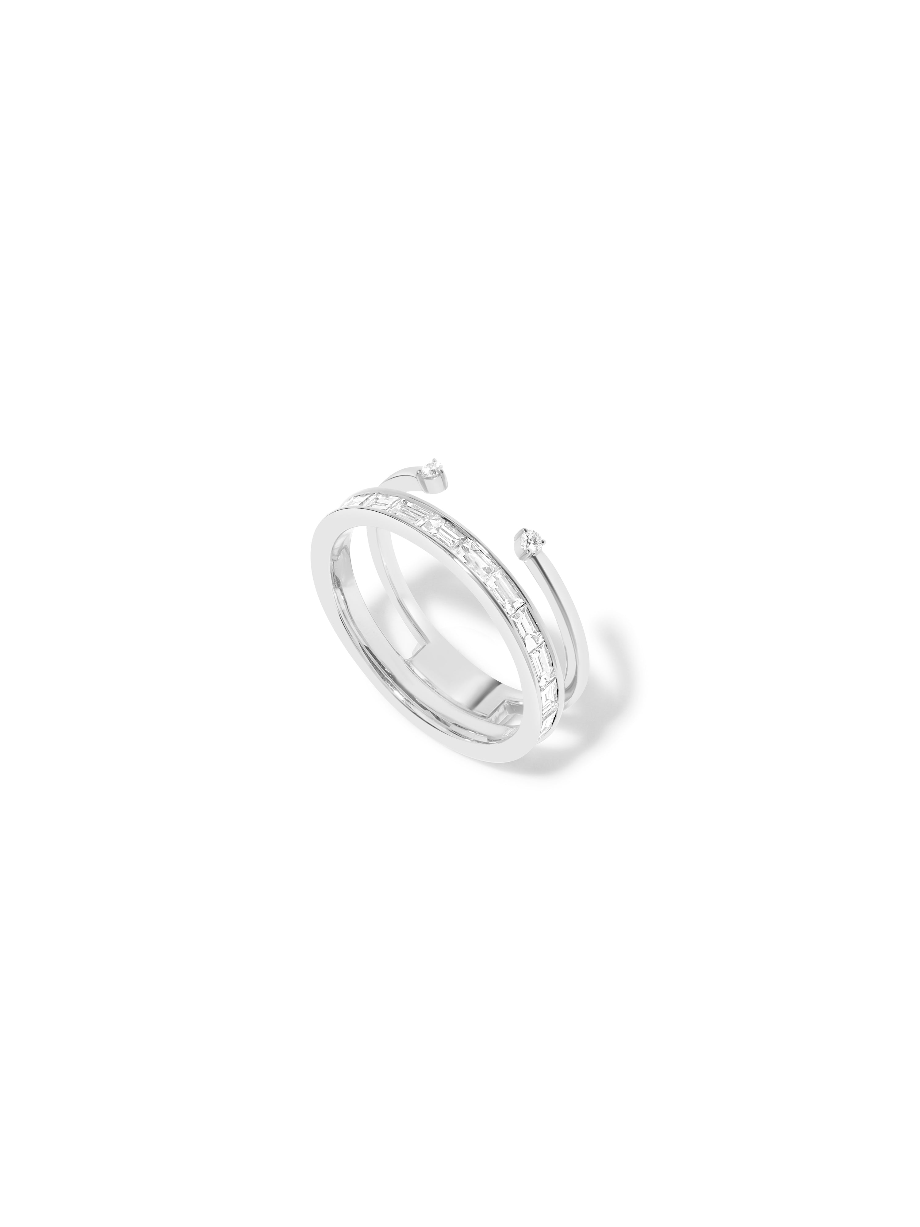 Oxford Pin-Point Stacked Ring