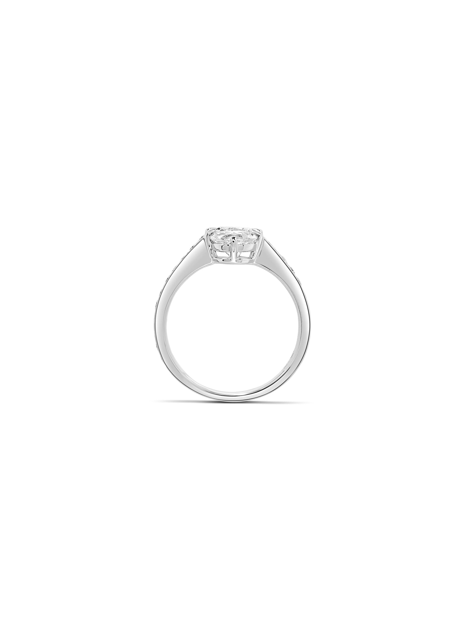 Equinox Half-moon Diamond Ring