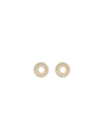 Drew Full Pavé Earrings