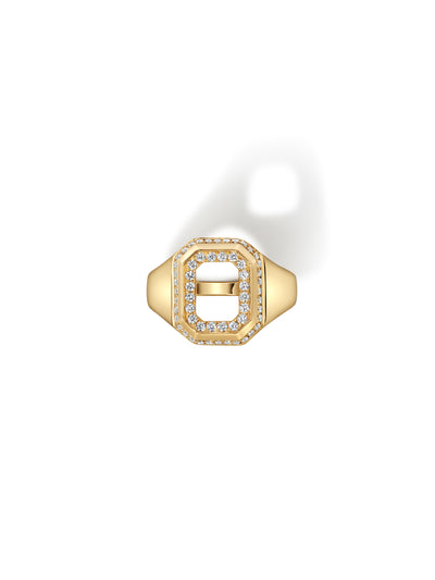 Spade Signet Ring