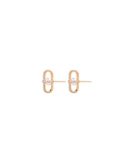 Allegory Pavé Pearl Stud Earrings