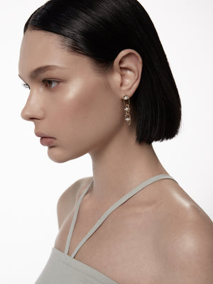 Allegory Pavé Pearl Earrings