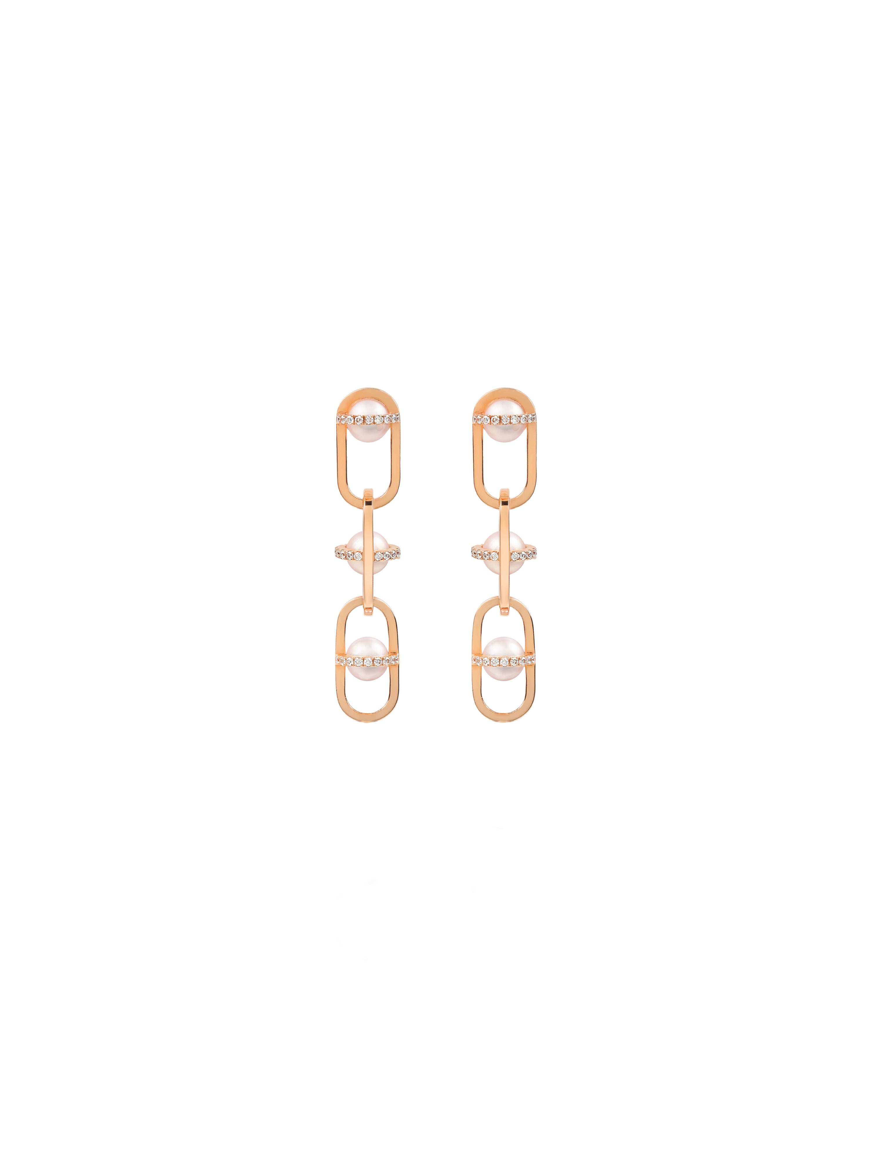 Allegory Pavé Pearl Earrings