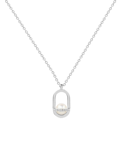 Allegory Pavé Pearl Pendant