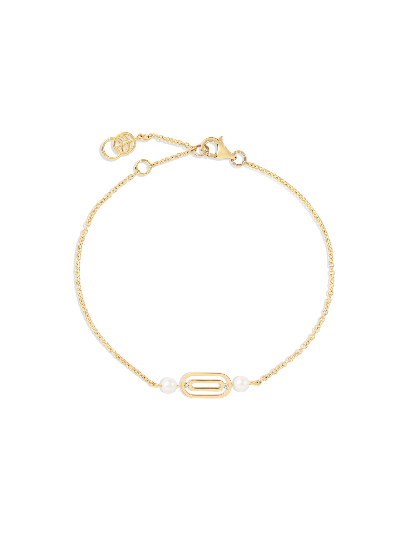 Anagram Pearl Bracelet