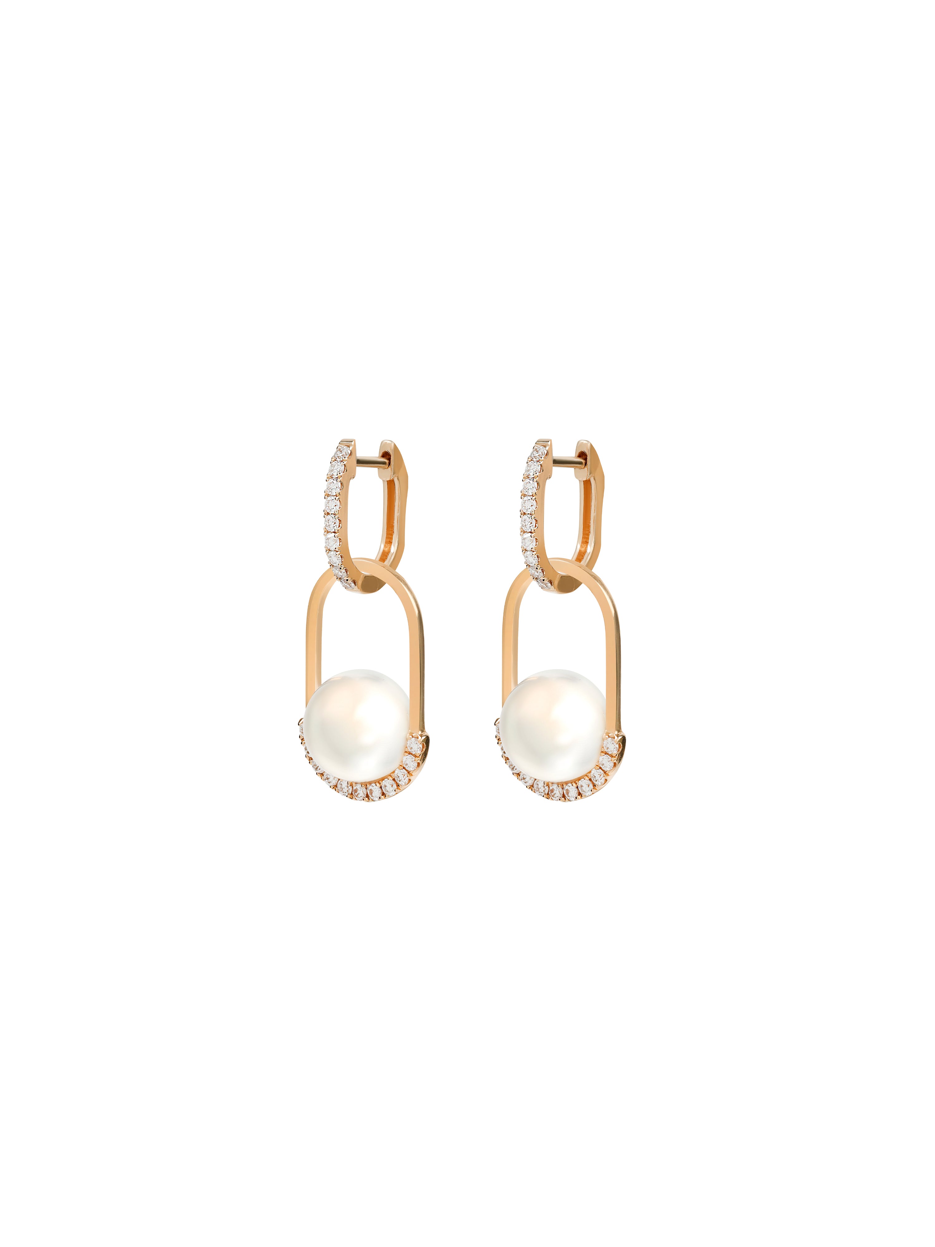 Rhyme Pearl Pendant Drop Earrings