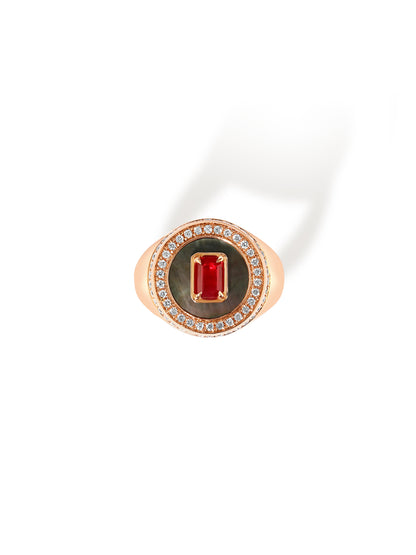 Aebi Blood Moon Signet Ring