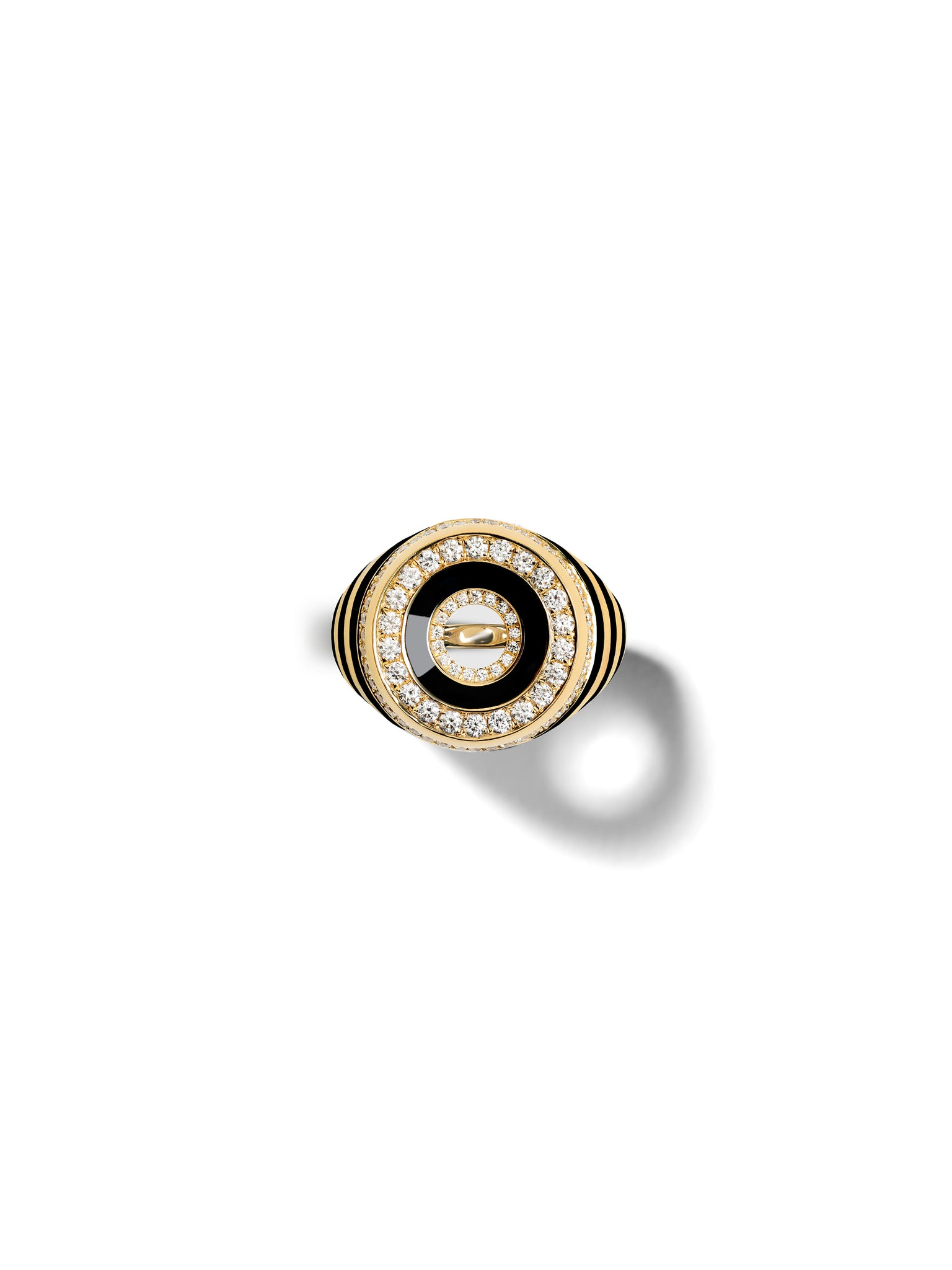 Akita Jet Black Signet Ring