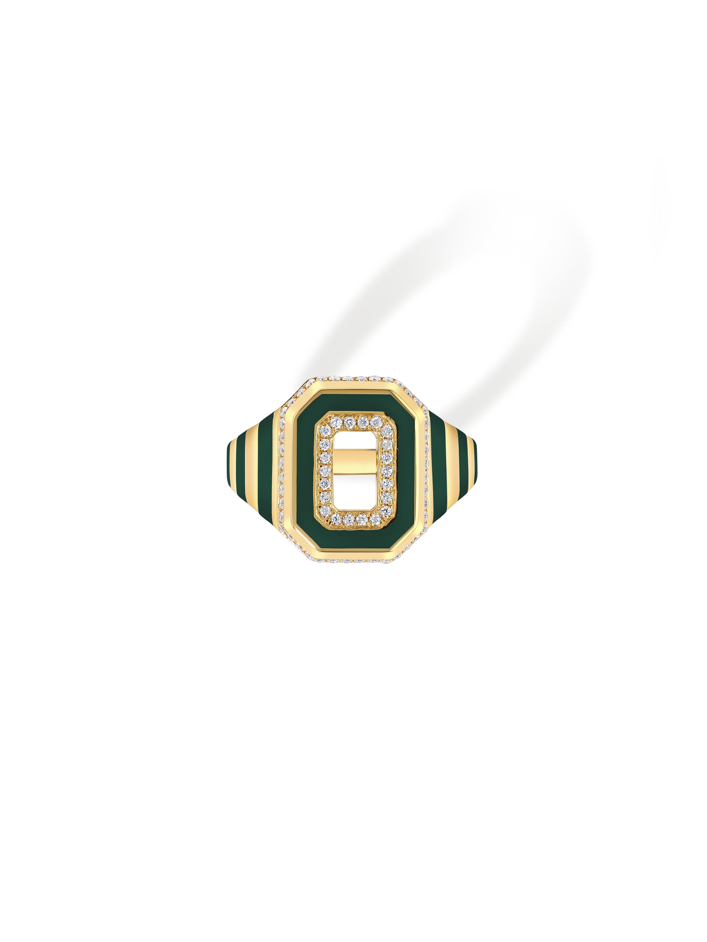 Azar State Green Signet Ring