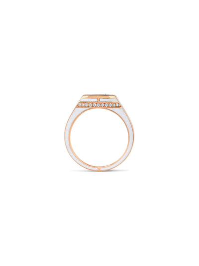 Cabot Bone White Ring