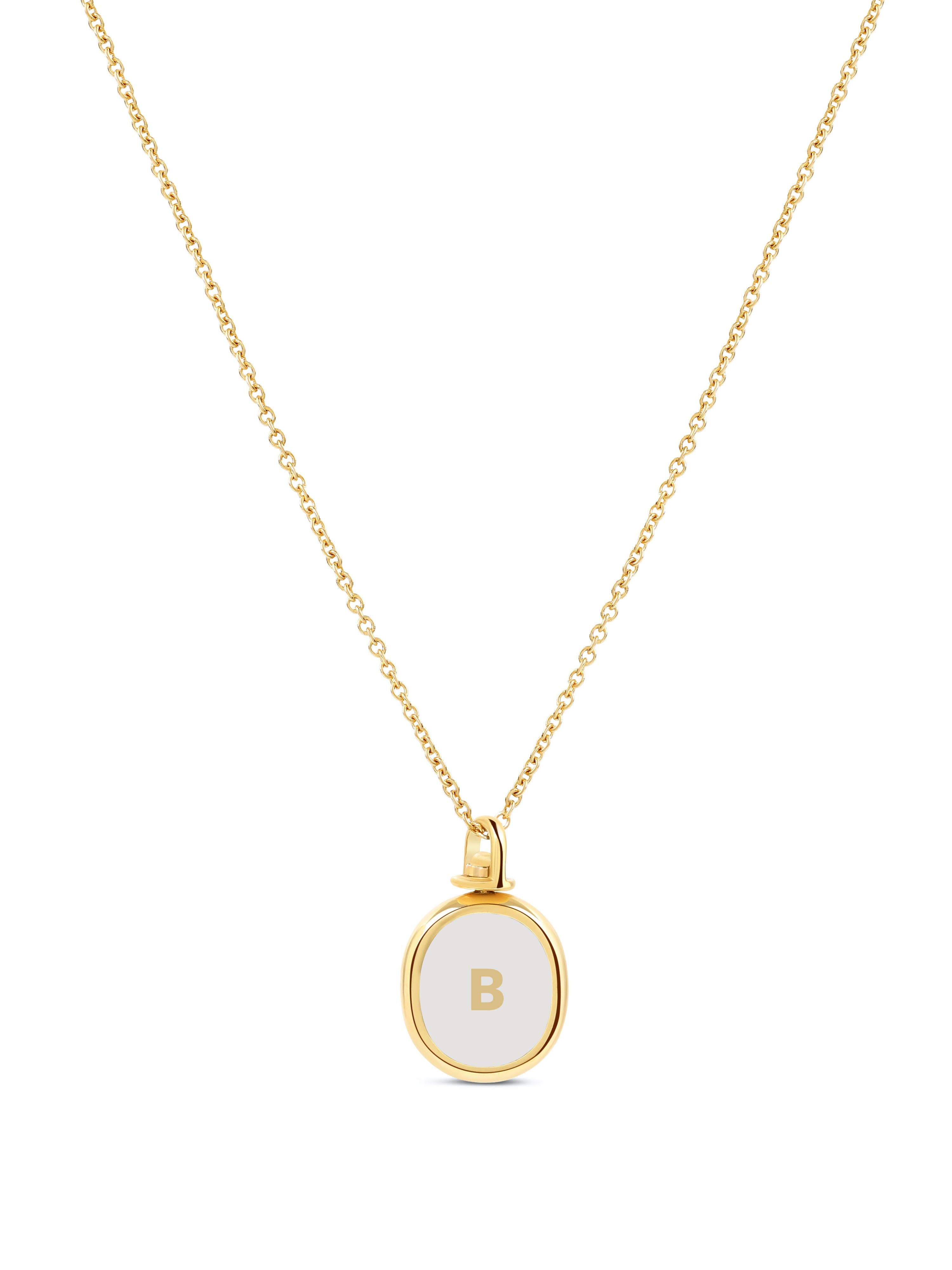 Gold two hot sale initial necklace