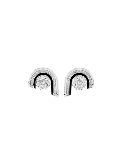 Dias Brilliant Jet Black Earrings