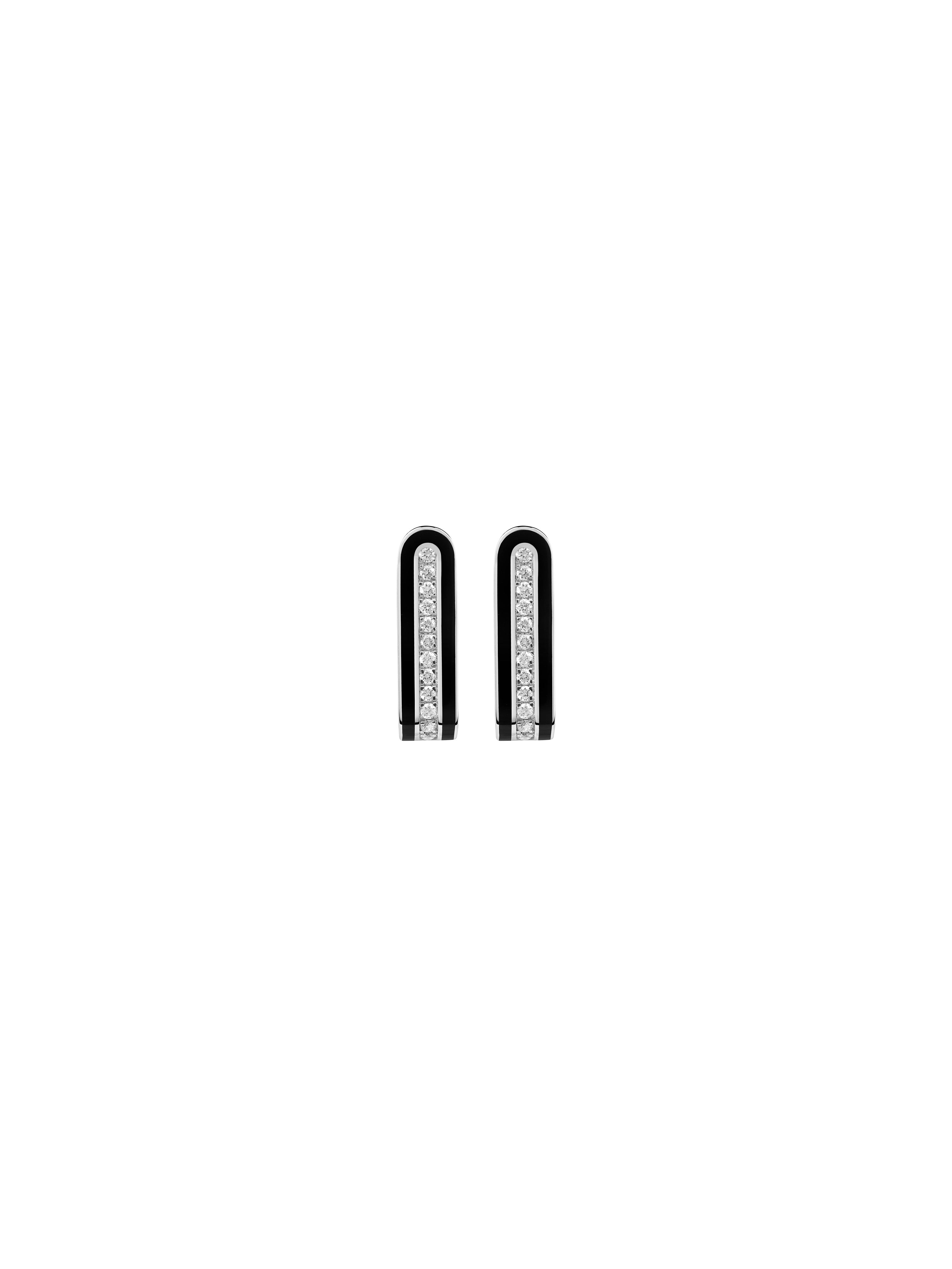 Hedin Jet Black Earrings