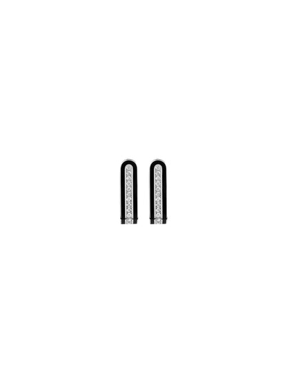 Hedin Jet Black Earrings