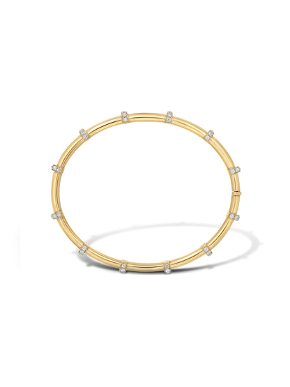 Idris Bone White Bangle