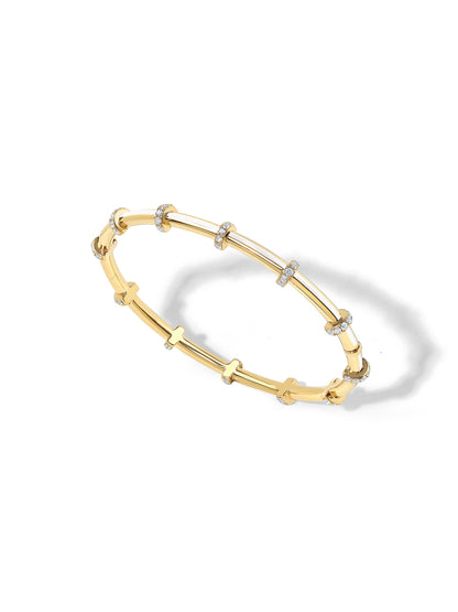 Idris Bone White Bangle