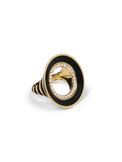 Reis Jet Black Ring