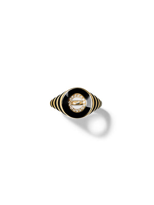 Rinzo Jet Black Ring