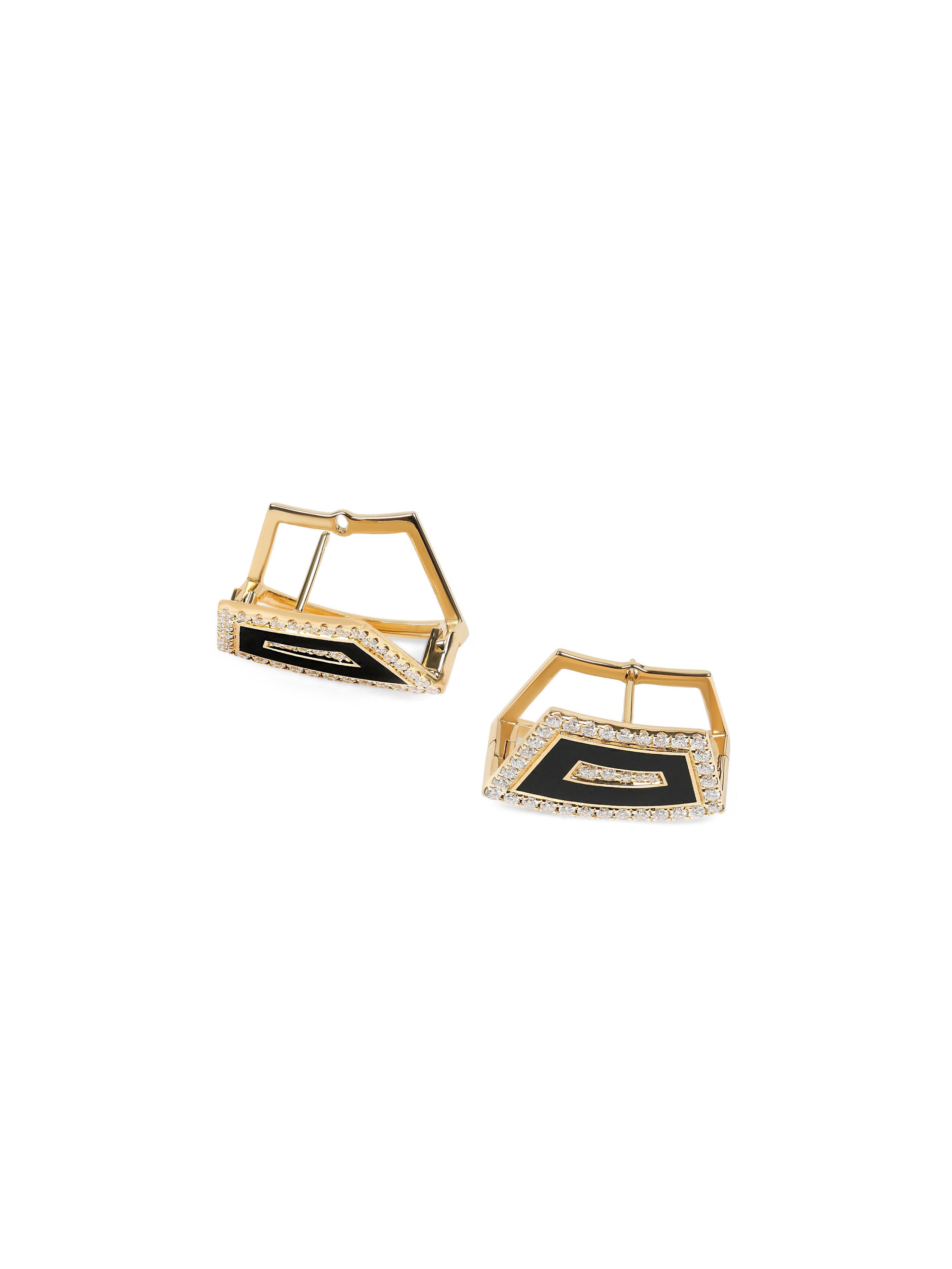 Tabei Jet Black Earrings