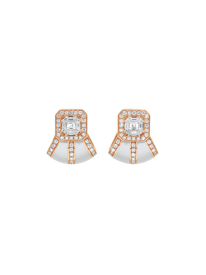 Tinné Bone White Earrings