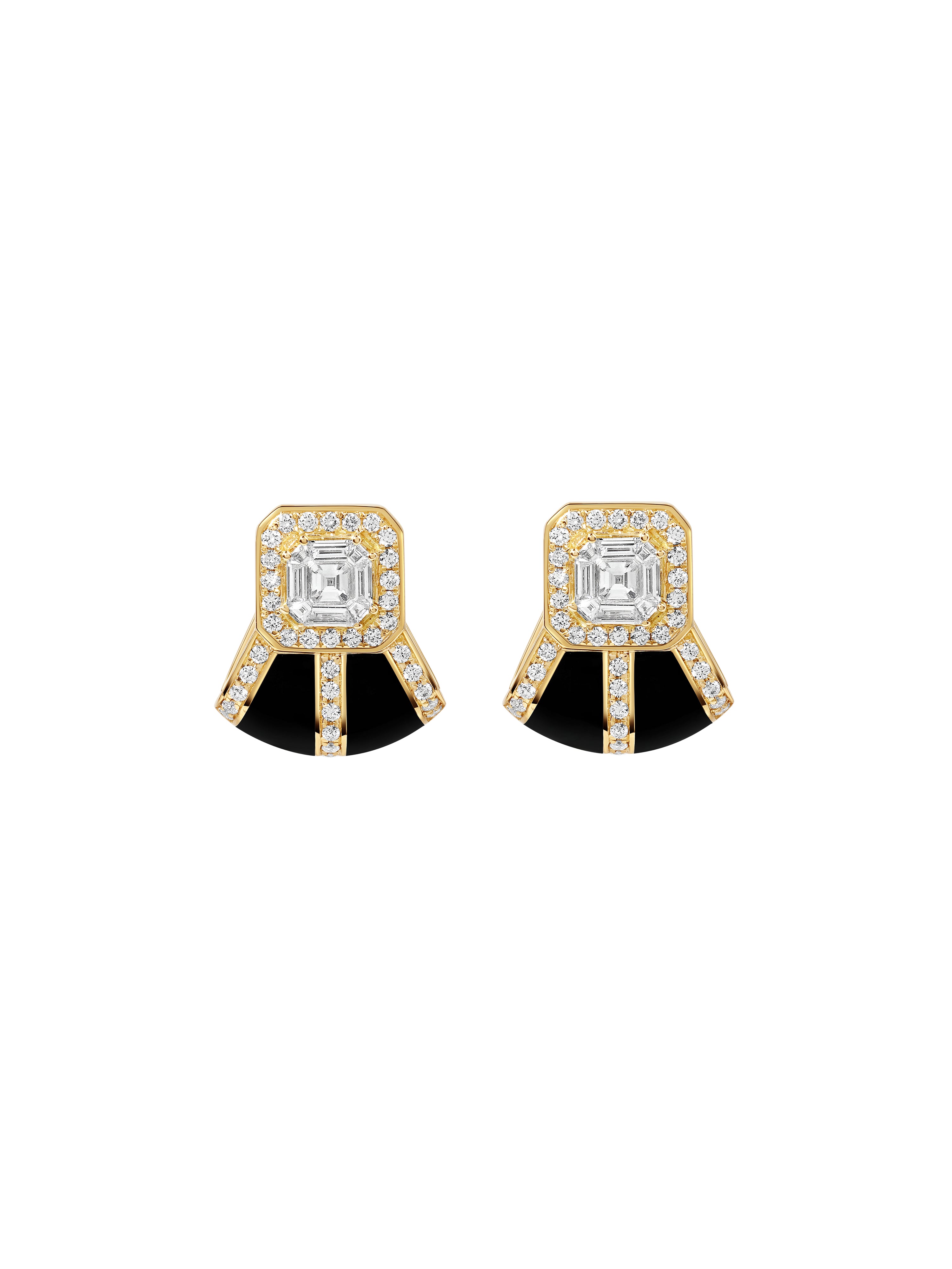 Tinné Jet Black Earrings