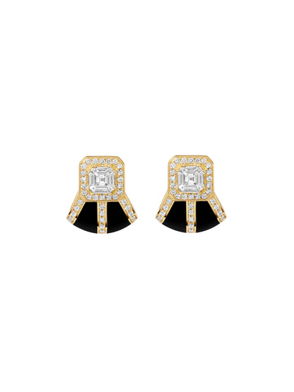 Tinné Jet Black Earrings