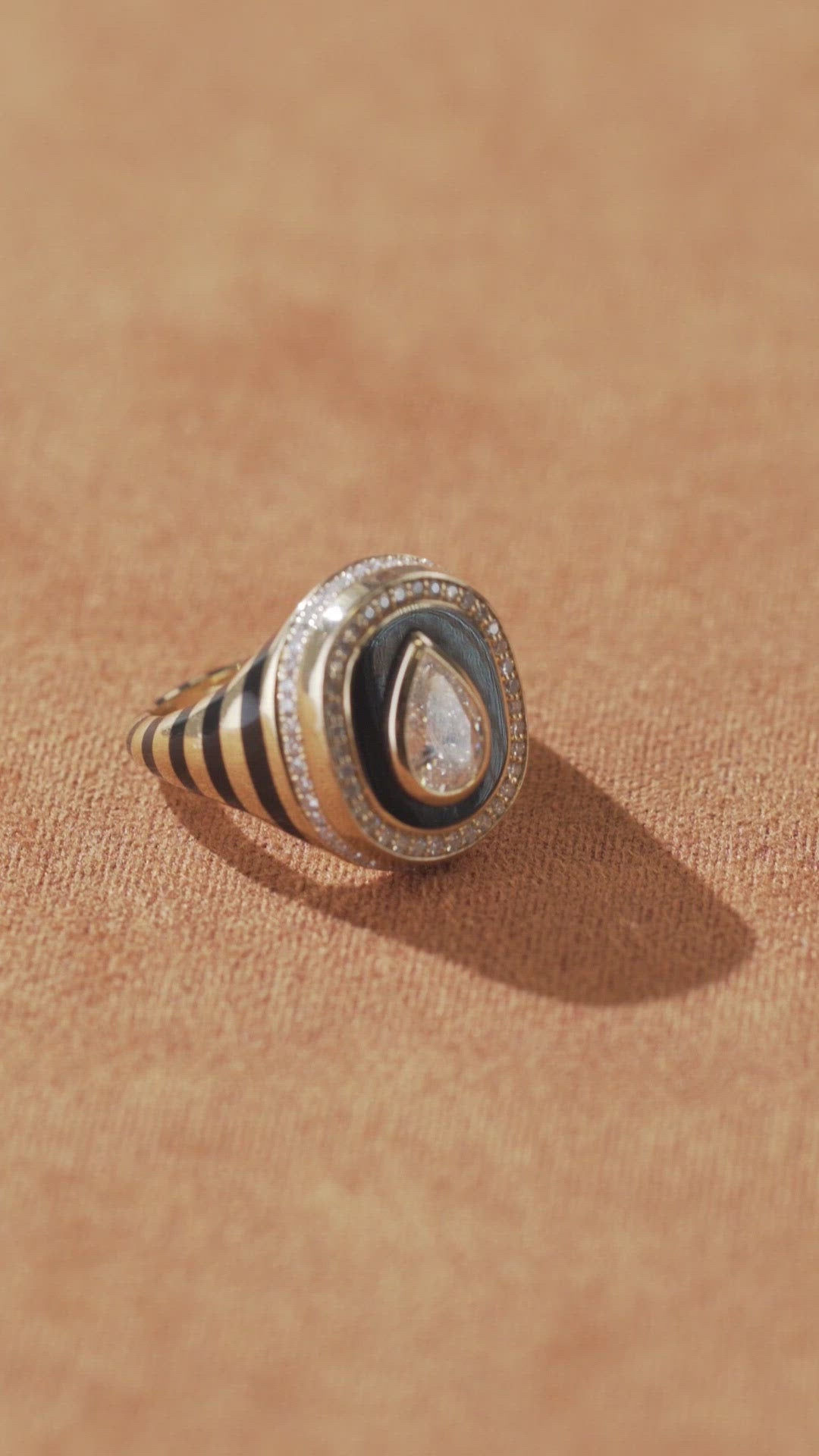 Baret Bone White Signet Ring